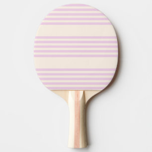 Peaches and cream five stripes pattern ping pong paddle