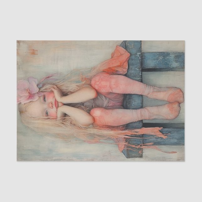 Peaches and Creme Beauty8 Tissue Paper (Front)