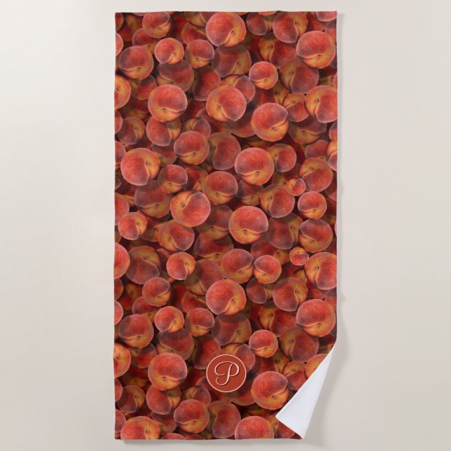Peaches Beach Towel (Front)