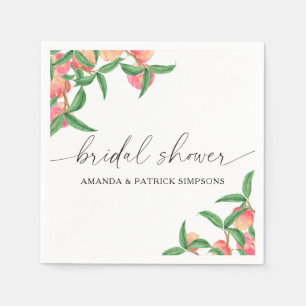 Peaches - Bridal shower Napkin