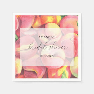 Peaches - Bridal shower Napkin