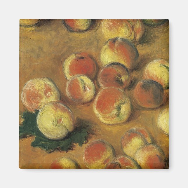 Peaches by Claude Monet Magnet (Front)