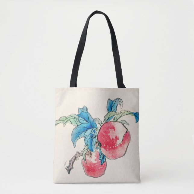 Peaches by Kōno Bairei Tote Bag (Front)