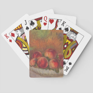 Peaches (by Pierre-Auguste Renoir) Playing Cards