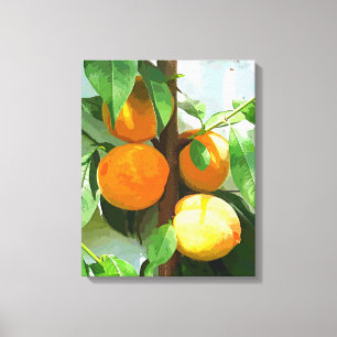 PEACHES CANVAS PRINT