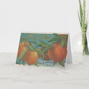 Peaches Card