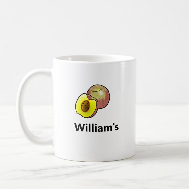 Peaches Classic Mug (Left)
