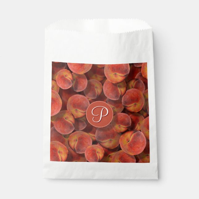 Peaches  favour bags (Front)