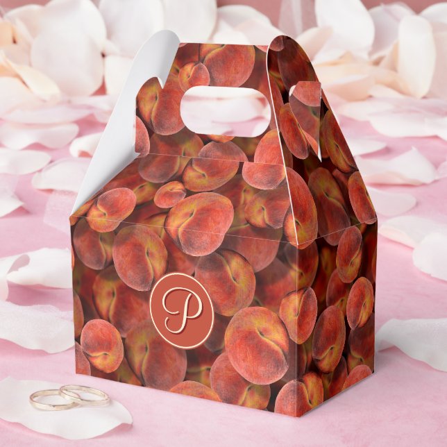 Peaches Favour Box (Wedding)