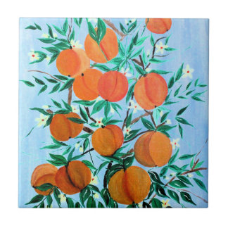 Peaches Galore Tile