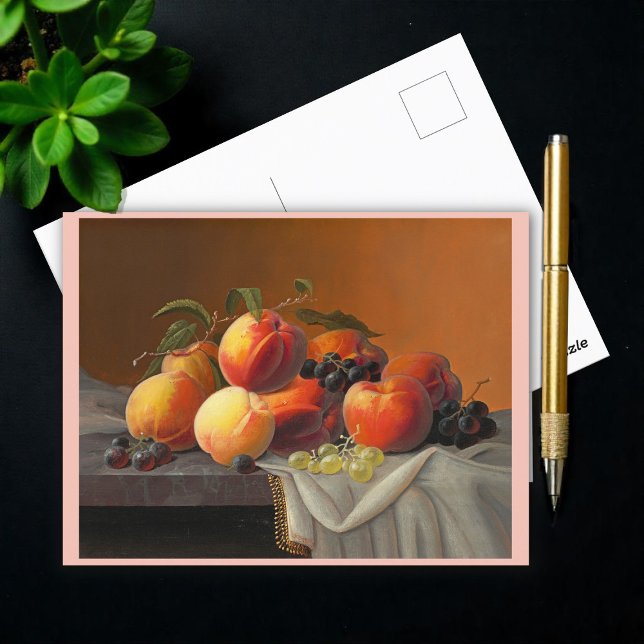 Peaches, Grapes, and Apples Postcard (Creator Uploaded)