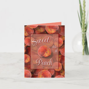 Peaches Greeting Card
