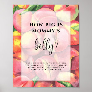 Peaches - how big is mummy's belly game poster