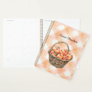 Peaches in a Basket Planner