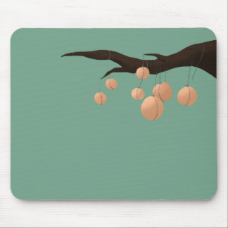 Peaches in a tree. mouse pad