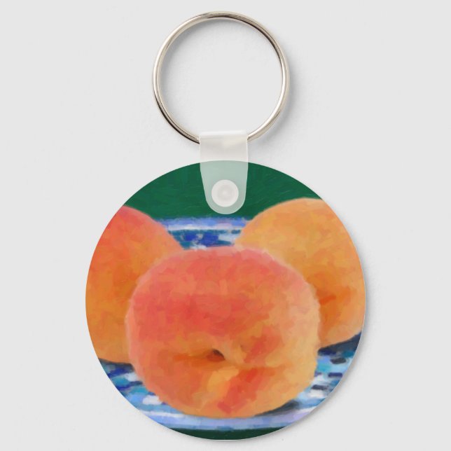 Peaches Key Ring (Front)
