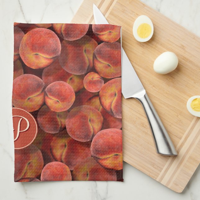 Peaches Kitchen Towel (Quarter Fold)