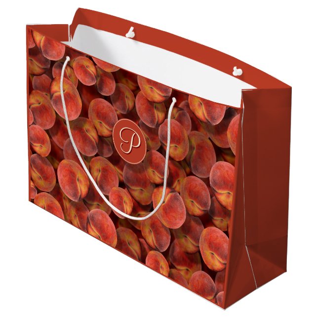 Peaches Large Gift Bag (Back Angled)