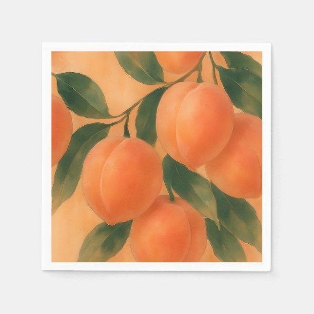 Peaches Napkin (Front)