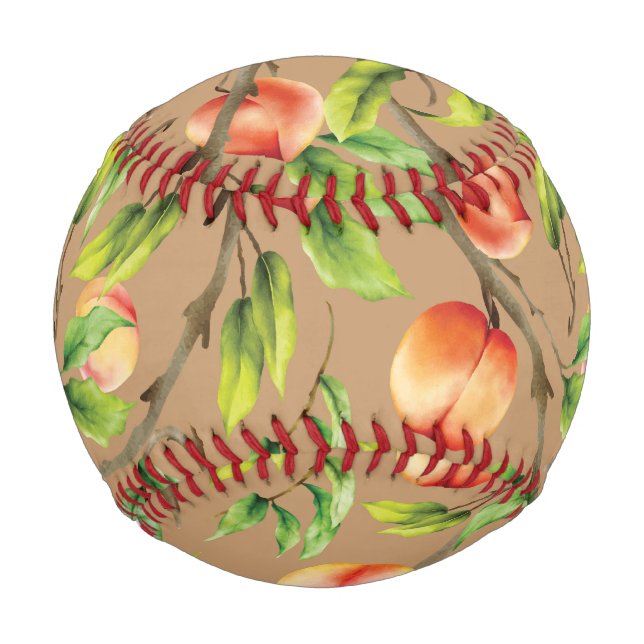 Peaches on the tree baseball (Front)