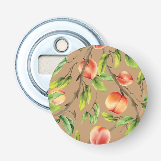 Peaches on the tree bottle opener (Front)