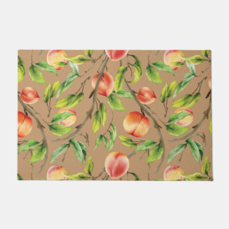 Peaches on the tree doormat