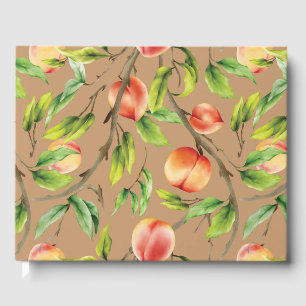 Peaches on the tree guest book