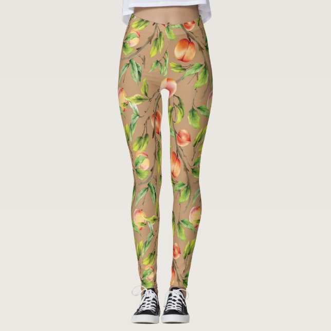 Peaches on the tree leggings (Front)
