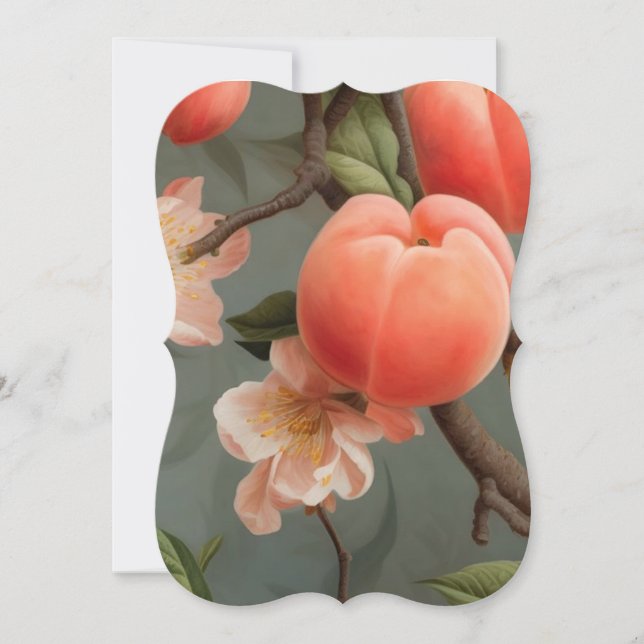 Peaches on Vine Card (Front)