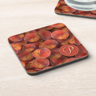 Peaches Plastic Coaster