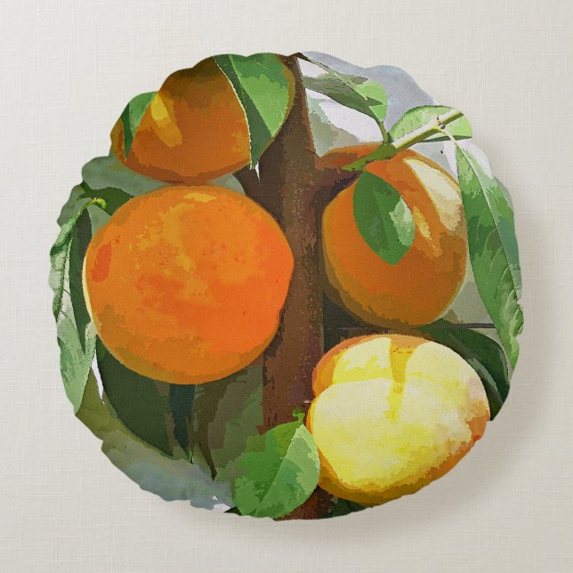 PEACHES ROUND CUSHION (Front)