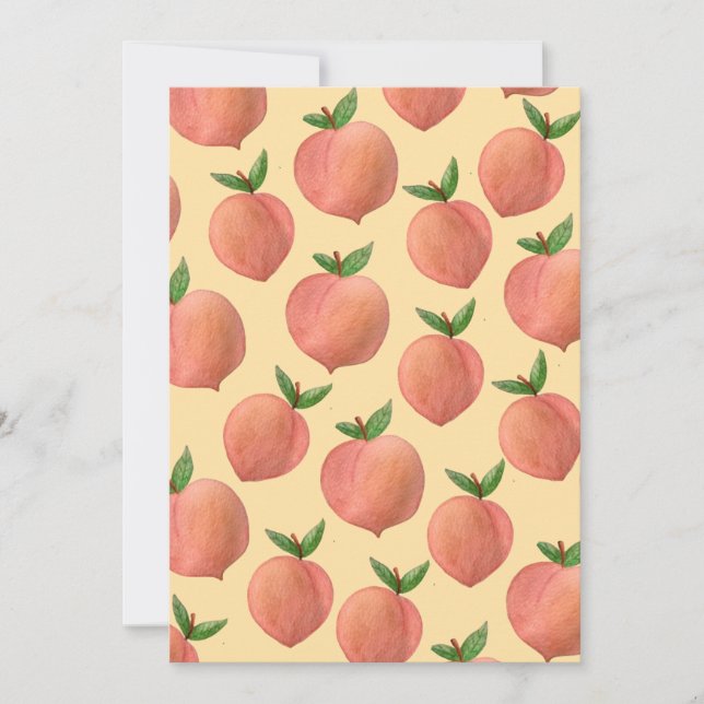 Peaches Thank You Card (Front)