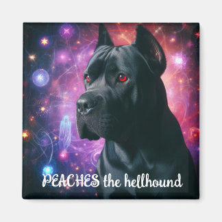 Peaches the Hellhound Magnet