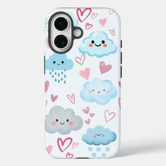 Peachify Dreamy Clouds Case-Mate iPhone Case (Back)