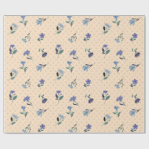 Peachify Pastel Blooms Gift Wrapper