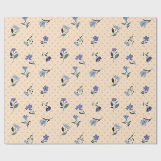 Peachify Pastel Blooms Gift Wrapper Wrapping Paper