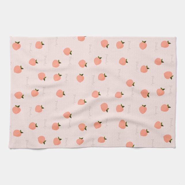 Peachify Peach  Tea Towel (Horizontal)