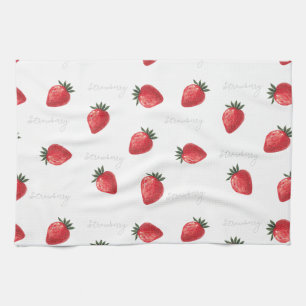 Peachify Strawberry Tea Towel