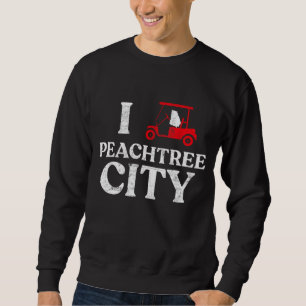 Peachtree City GA Funny Golf Cart Georgia Tee