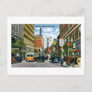 Peachtree Street, Atlanta, Ga Postcard