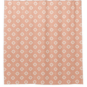 Peachwood Trellis Shower Curtain