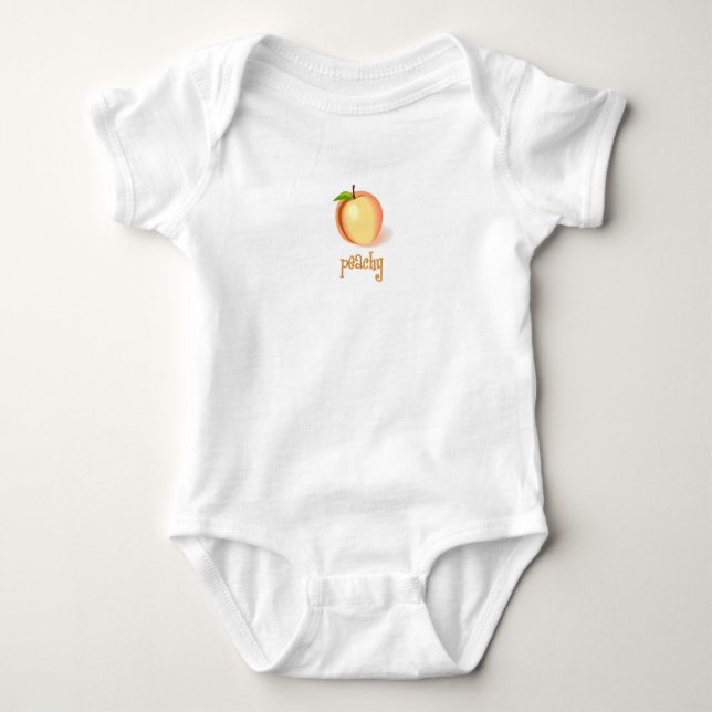 peachy baby bodysuit (Front)