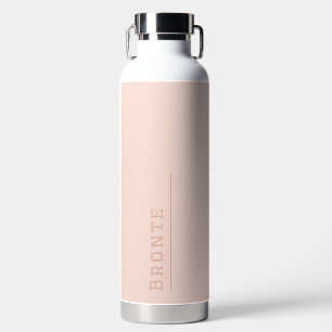 Peachy Coral - Colour Flow monogram Jumbo size Water Bottle