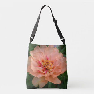 Peachy Floral Crossbody Bag