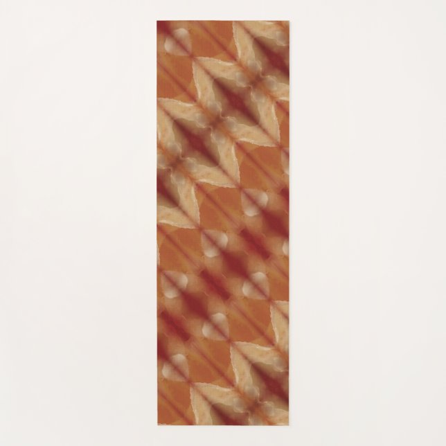 Peachy Ikat San Telmo Yoga Mat (Front)