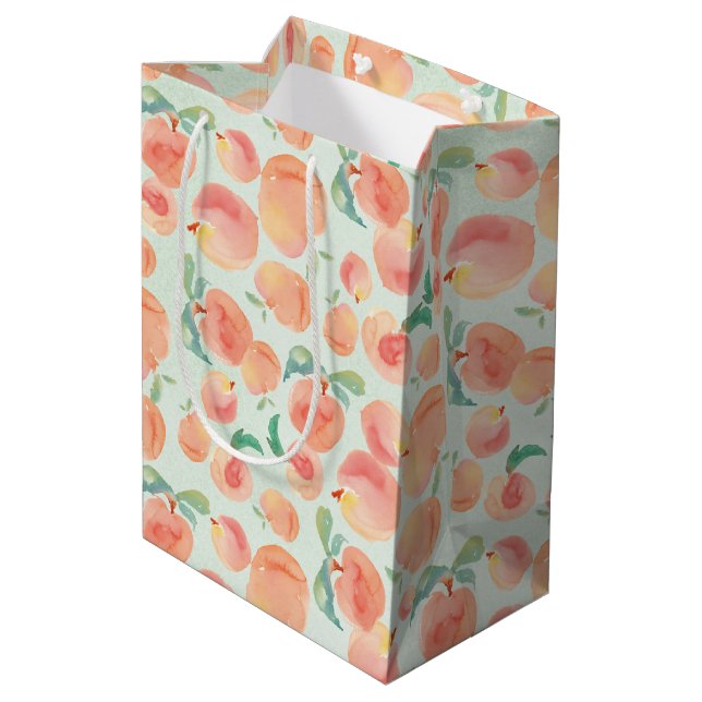 Peachy Medium Gift Bag (Back Angled)
