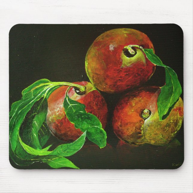 Peachy mouse mouse pad (Front)