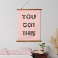 Peachy Pink Custom YOU GOT THIS Motivational  