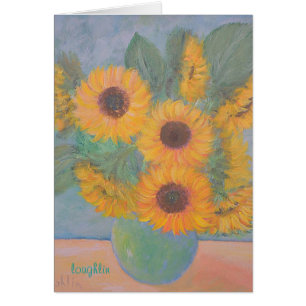 Peachy Sunflowers