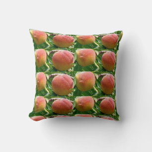 Peachy Throw Pillow